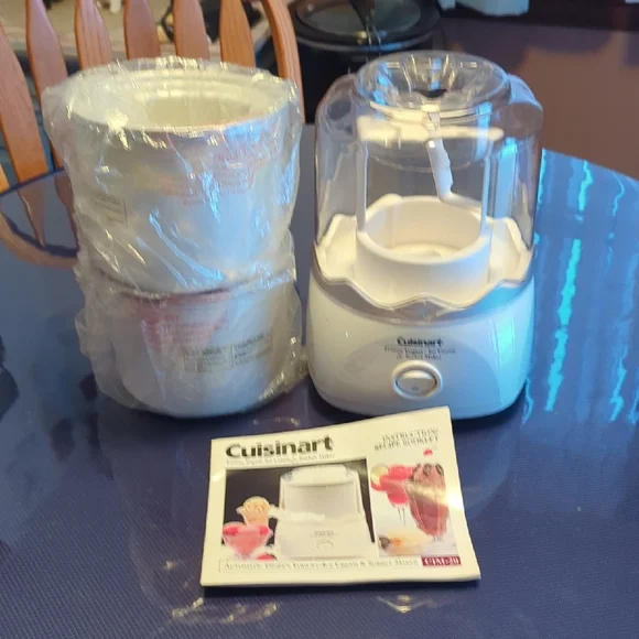 Cuisinart White Ice Cream, Yogurt and Sorbet Maker - Picture 1 of 6